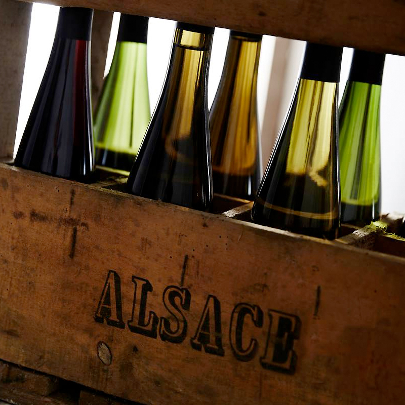 bouteilles vin d'Alsace